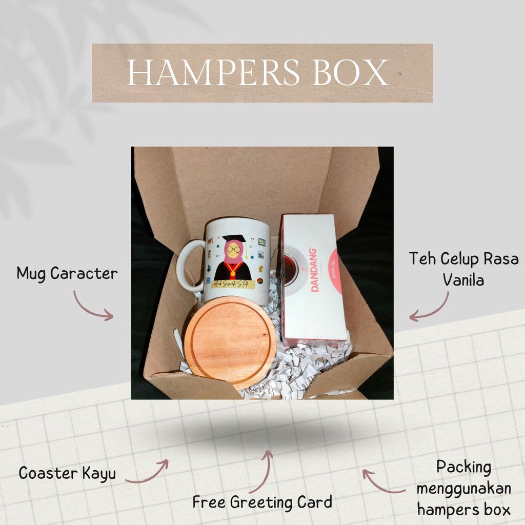 

Nuw Hampers Box-Hampers Idul Fitri, Hampers Lebaran, Mug Caracter, Kado Wisuda, Kado Ulang Tahun