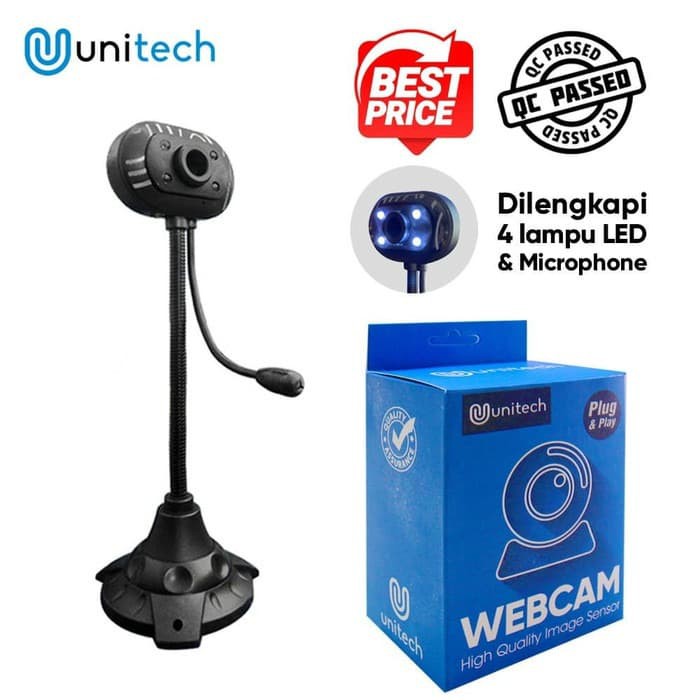 Webcam Unitech Camera Digital Stand With Mic