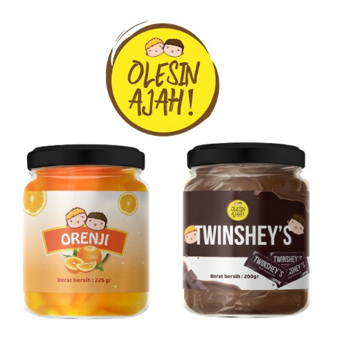 

Promo OlesinAjah Selai Orenji + TwinsHey's 200Gr