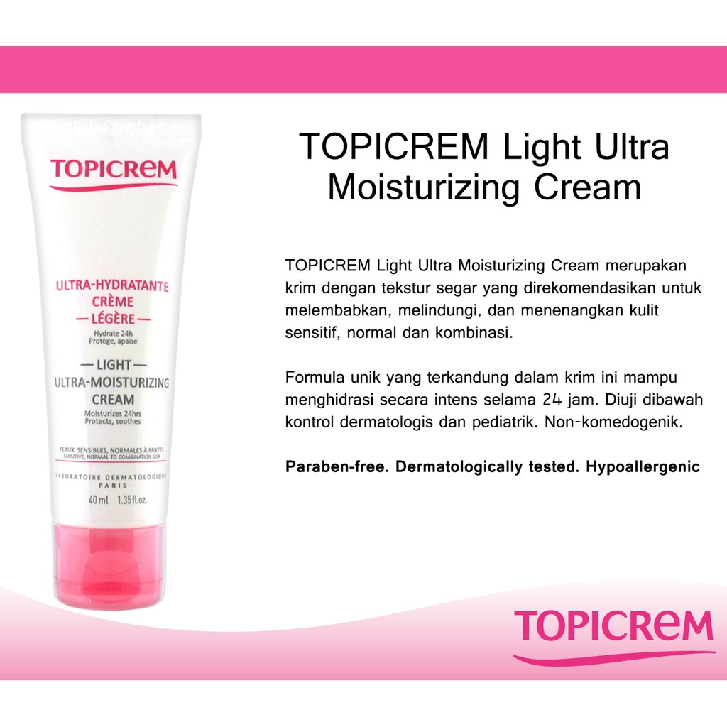 topicrem light ultra moisturizing cream