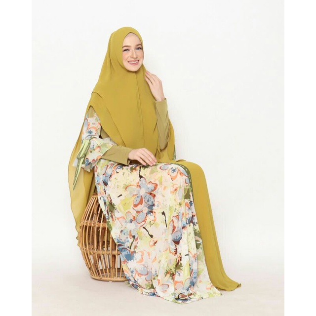 Chika set syari by qaireena hijab