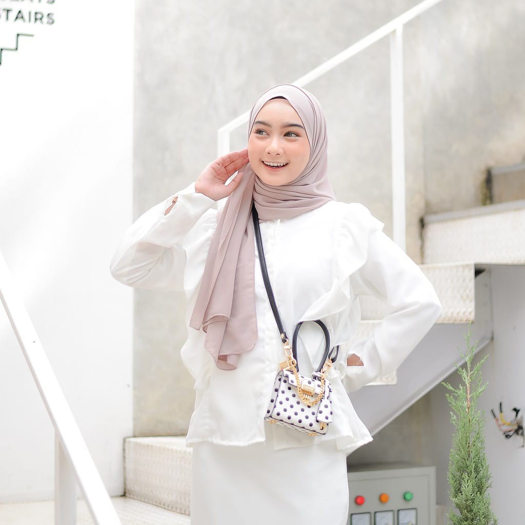 BEFAST - ZEC Blouse REIZY / Blouse Sulastri / Blouse Wanita Polos Casual / Blouse Bisa Di Pakai Wanita Hijab / Blouse Kekiniaan