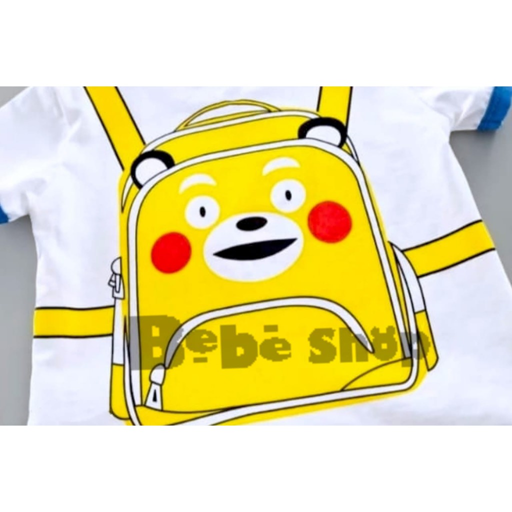 Setelan baju anak pakai ransel Size S M L