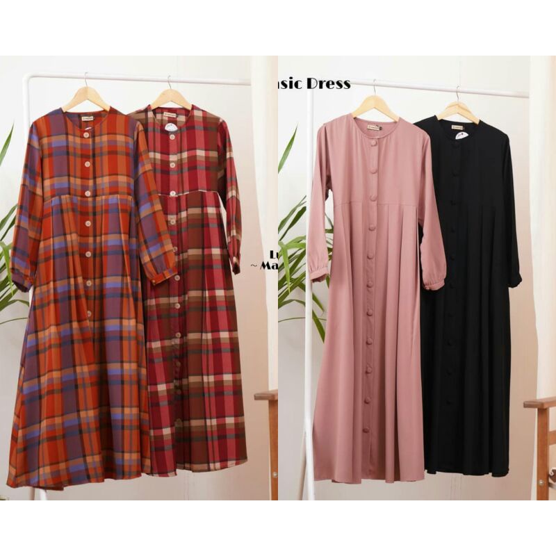 Luna Dress by Alesha Syari Ori (Gamis Only)
