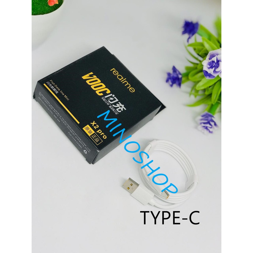 KABEL DATA REALME VOOC TYPE-C / MICRO USB ORIGINAL SUPER VOOC