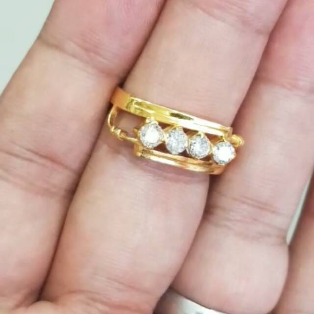 Cincin berlian Banjar asli