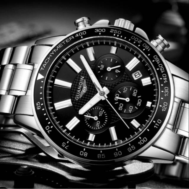 Jam tangan GUANQIN Sport Chrono Speedmaster Quartz