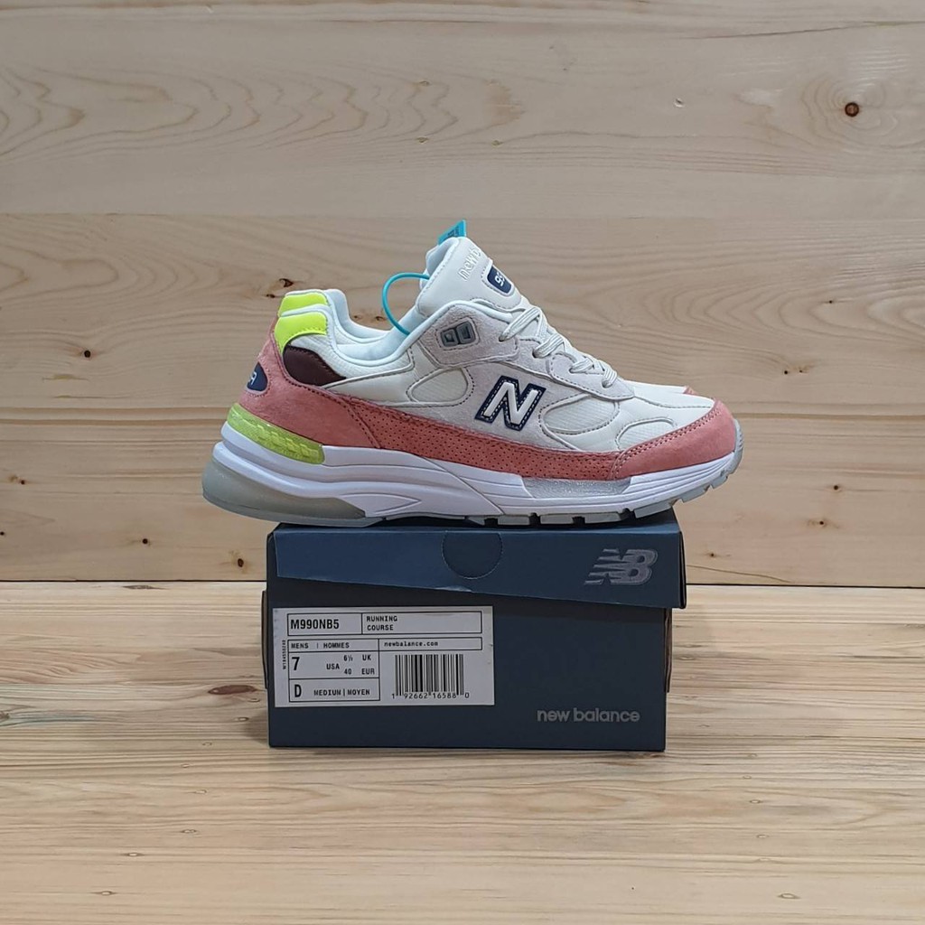 New Balance 992 USA Cream Pink Made In USA BNIB