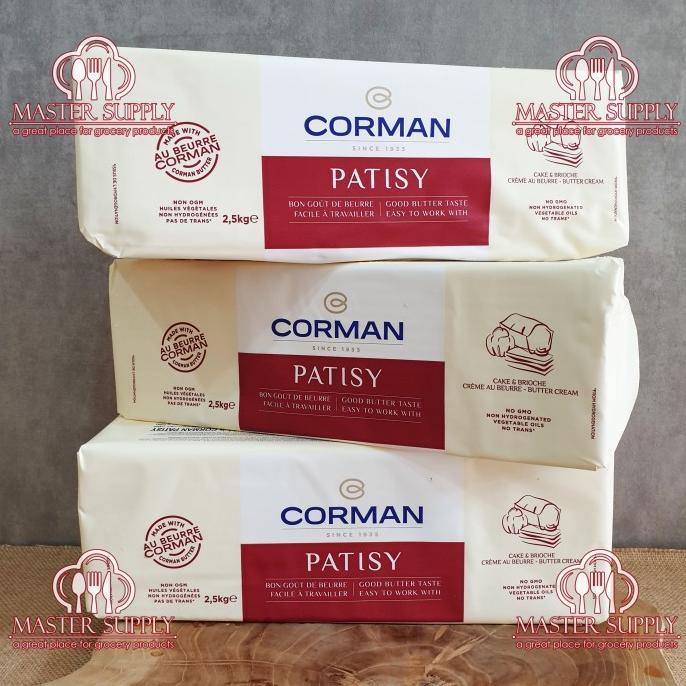 BISA COD BUTTER BLOCK CORMAN PATISY UNSALTED 2.5 KG /BUTTER BLOK CORMAN PATISY