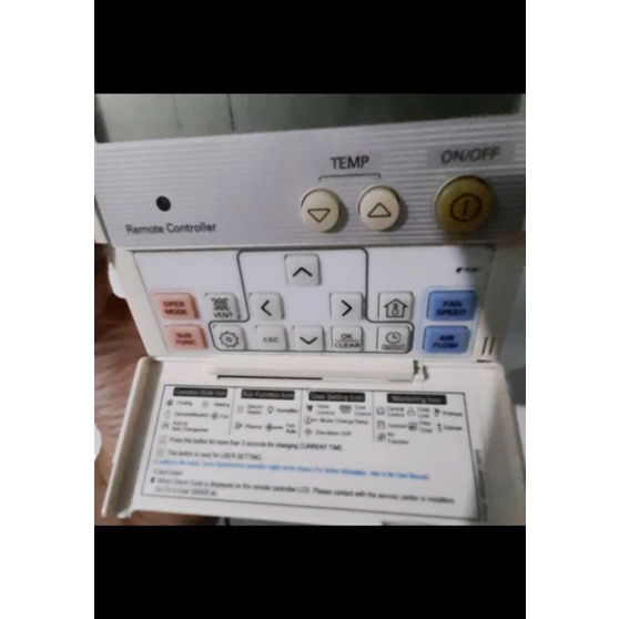 REMOTE REMOT AC LG KASET PQRCUSA0 ORIGINAL ASLI