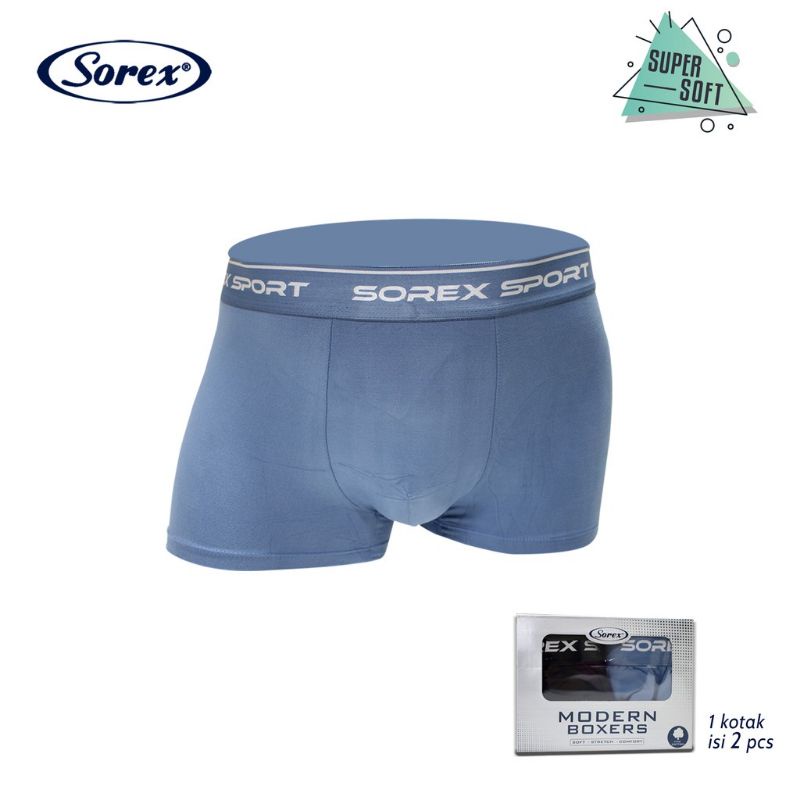 Sorex Modern Boxer LK M 3904 super soft celana laki laki dewasa S, M,L,XL harga 1 biji