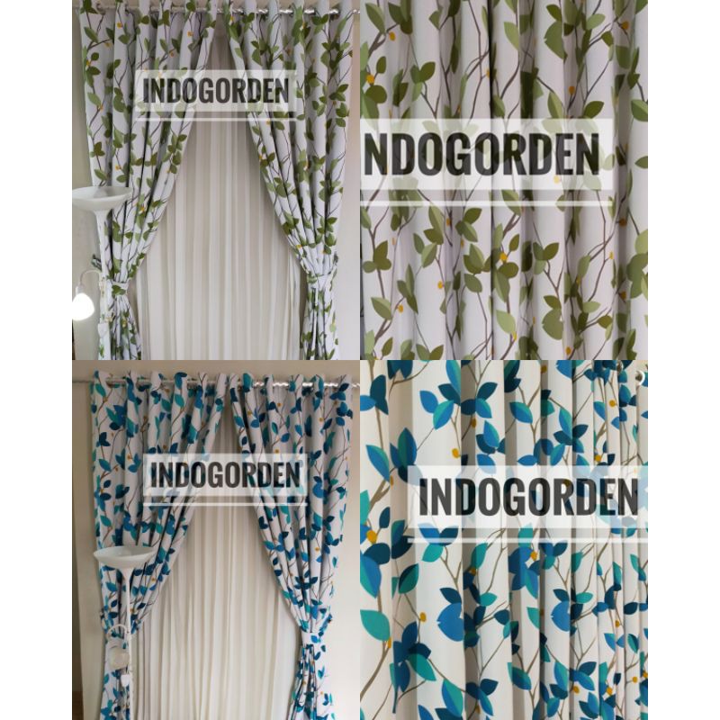 GORDEN BLACKOUT GORDEN BLAZER GORDEN JENDELA GORDEN PINTU MOTIF DAUN
