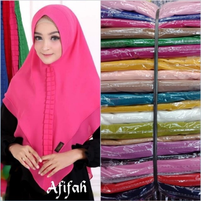 TERBARU khimar afifah by rizqy ananda