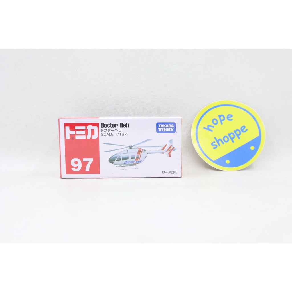 Tomica Regular 97 Doctor Heli Original Takara Tomy Diecast Helicopter