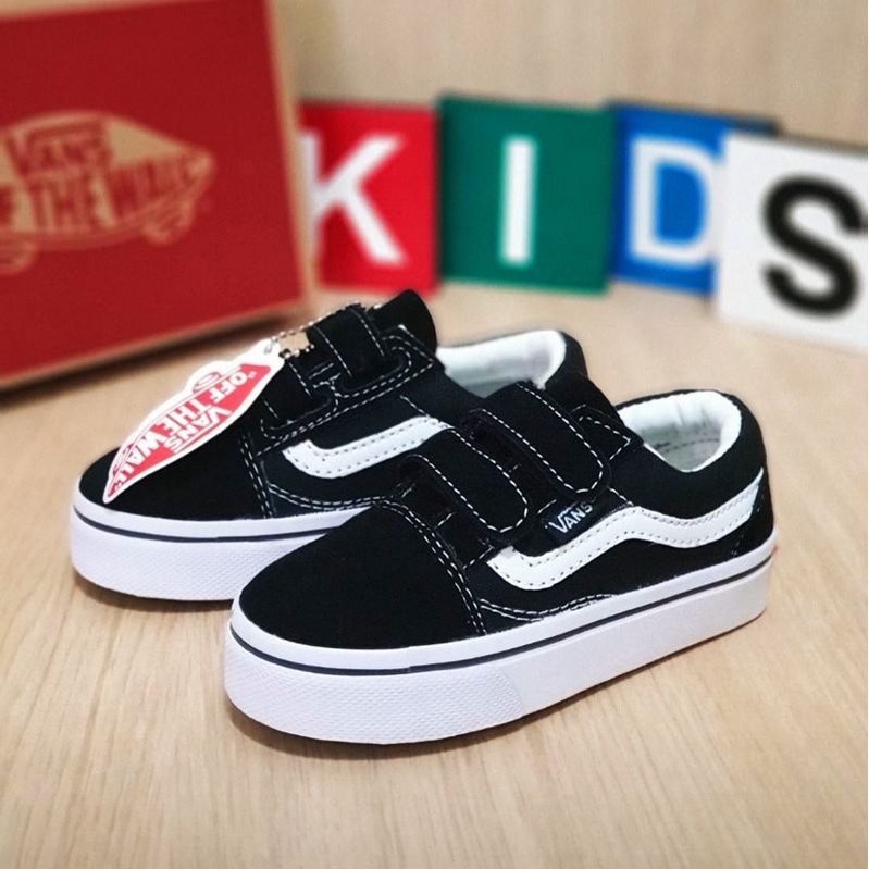 Sepatu casual PEREKAT vans oldskol anak perempuan dan anak laki laki