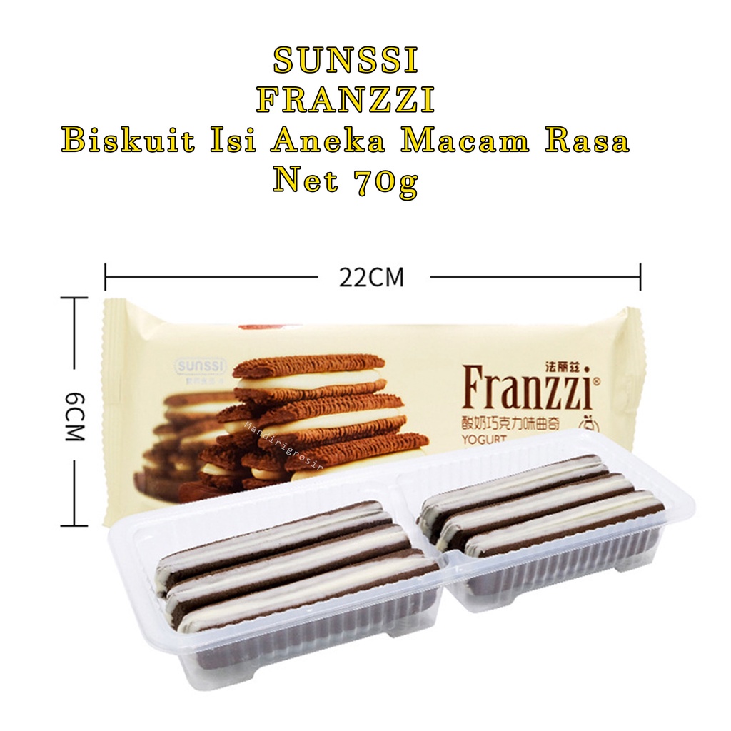 Biskuit Franzzi *Franzzi * Biskuit Isi  Aneka Macam Rasa*Biskuit *70g