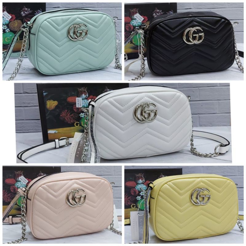 tas gucci tali rantai free box