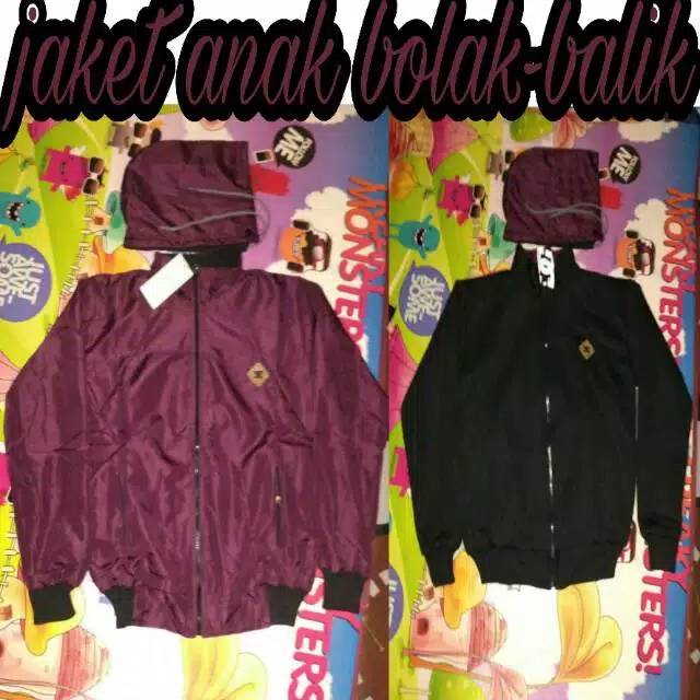 jaket anak bolak-balik hoodie