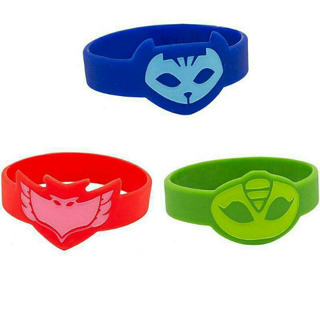 MOMBABY1 Gelang Anak Pj Masks atau Mainan Anak Cowok Pj Mask