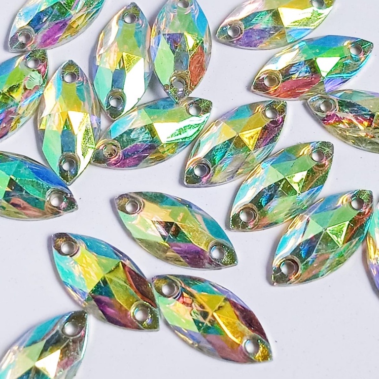 payet/diamond/kristal/resin/Payet diamond jahit /mata/9*18/per lusin/