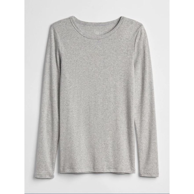 GAP Modern Crewneck Long Sleeve T-shirt / Kaos wanita lengan panjang