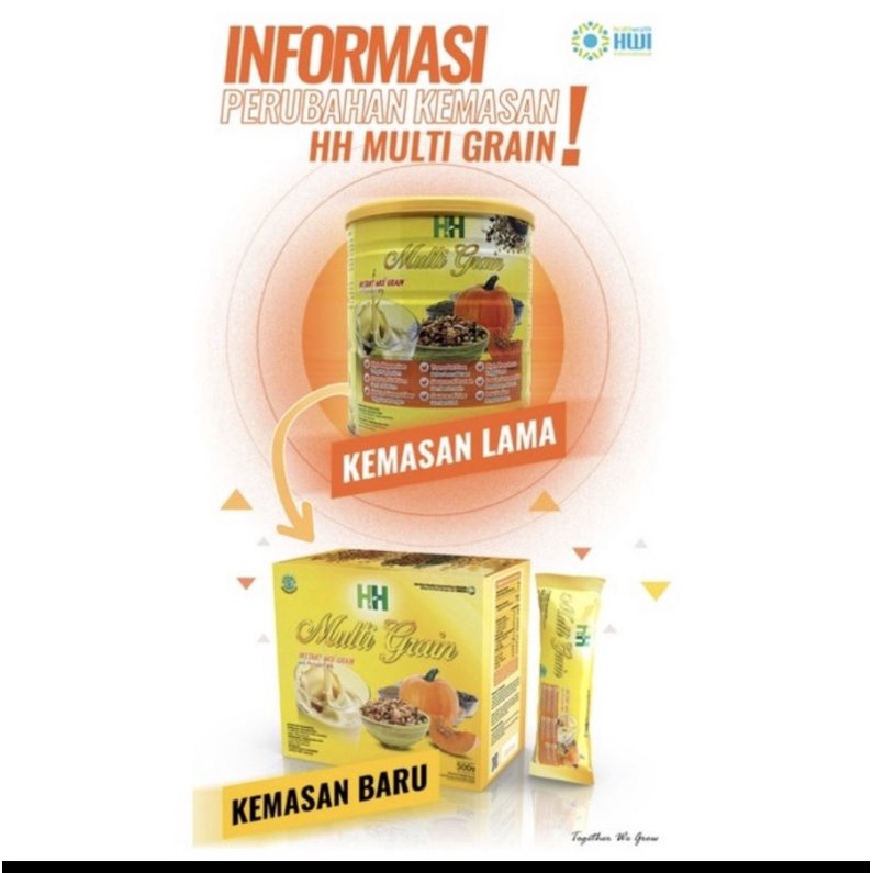 Hh Multigrain Multi Grain Solusi Kolesterol Diabetes 500 gram b
