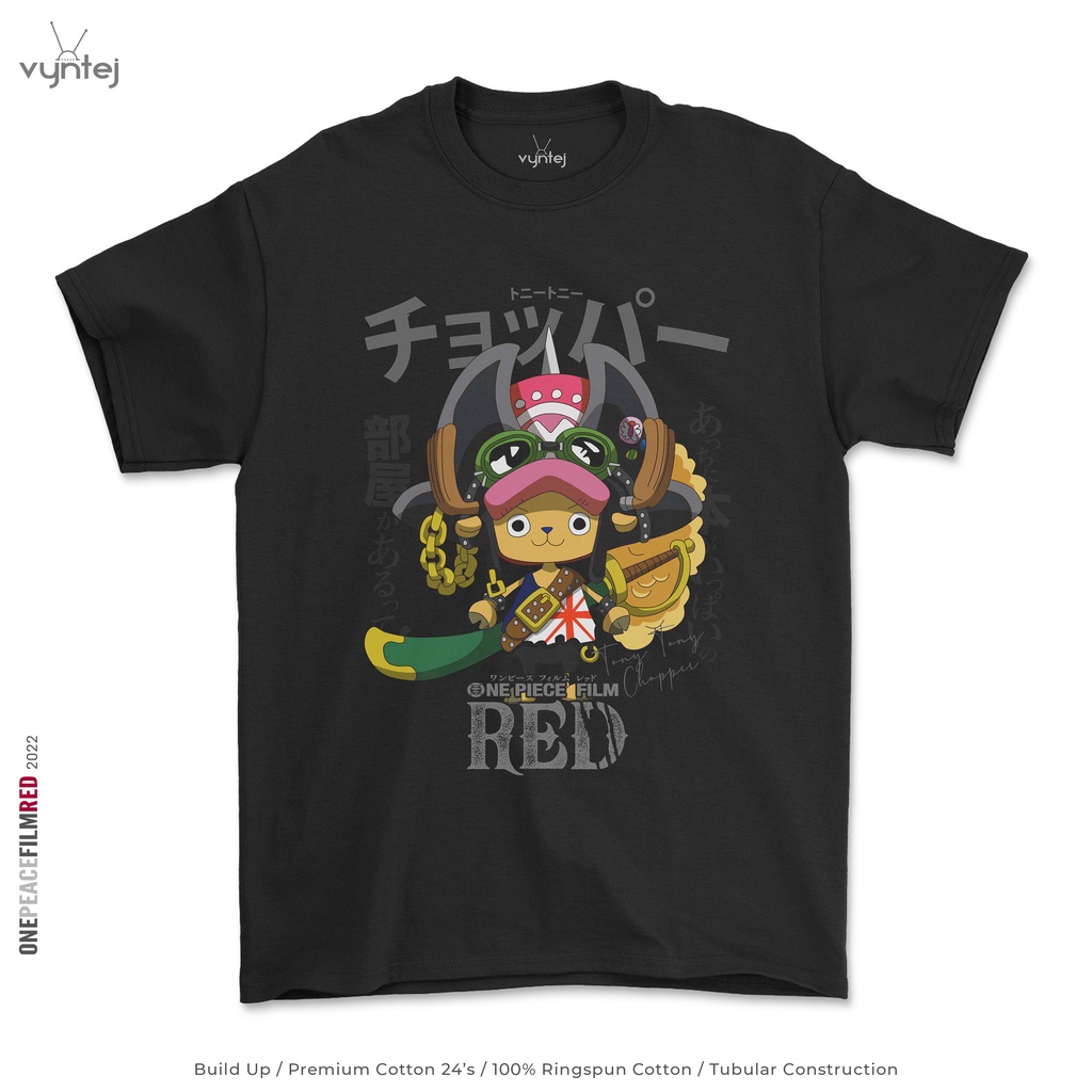 Kaos ONE PIECE FILM RED Tony Chopper  - Anime T Shirt | Baju Movie Manga - 011F