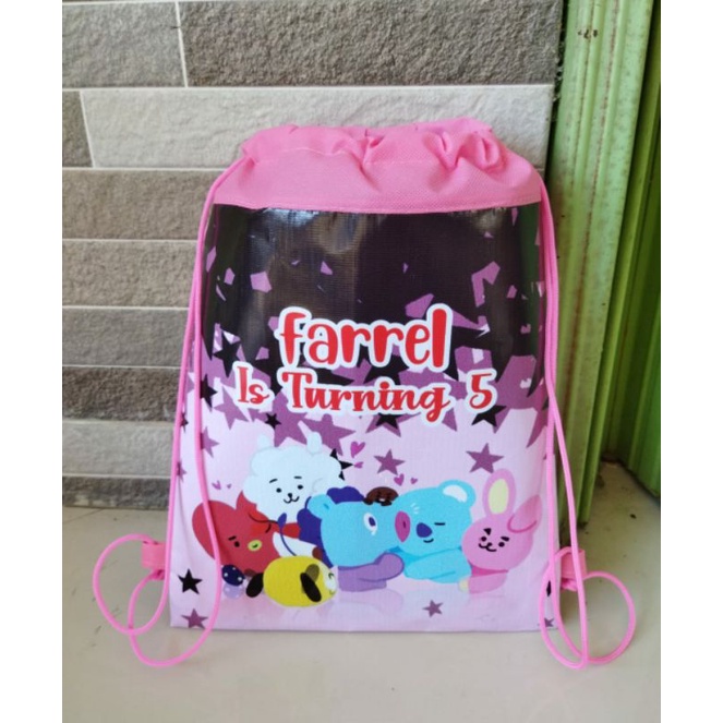 Tas souvenir ulangtahun/Tas BT21/Tata/tas BTs