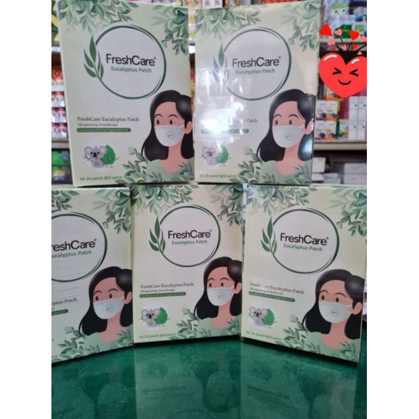 PROMO !! Freshcare Eucalyptus Patch 1box = 24 pouch