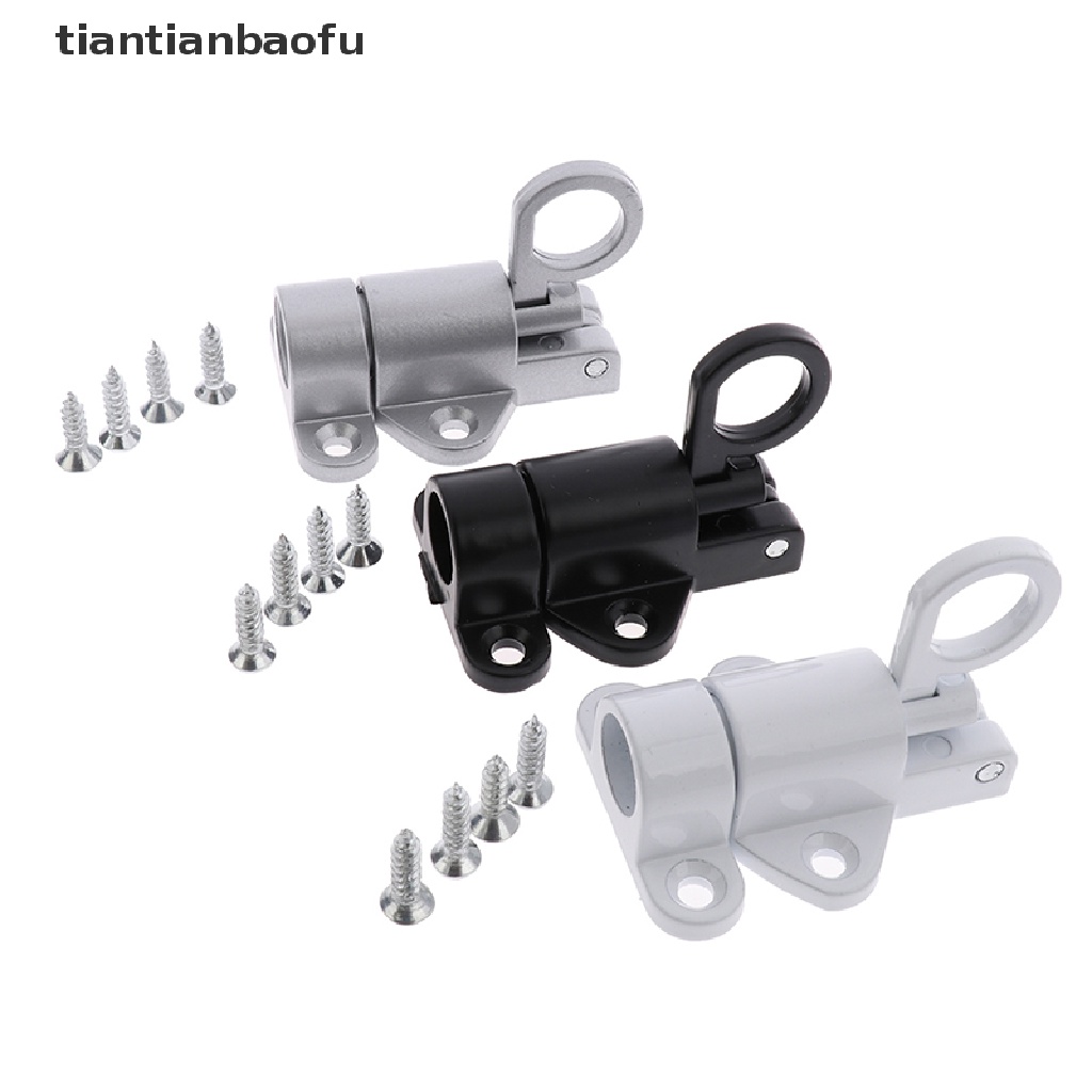 [tiantianbaofu] Aluminum Alloy Door Latch Lock Window Gate Pull Ring Spring Bounce Latch Lock Boutique