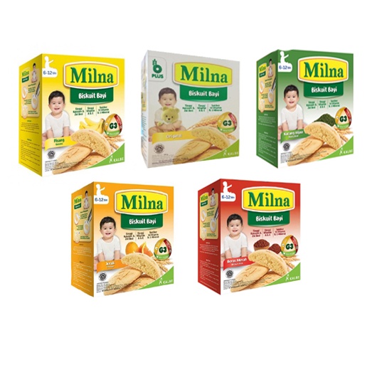 MILNA Jajan Biskuit Bayi 130g All Varian