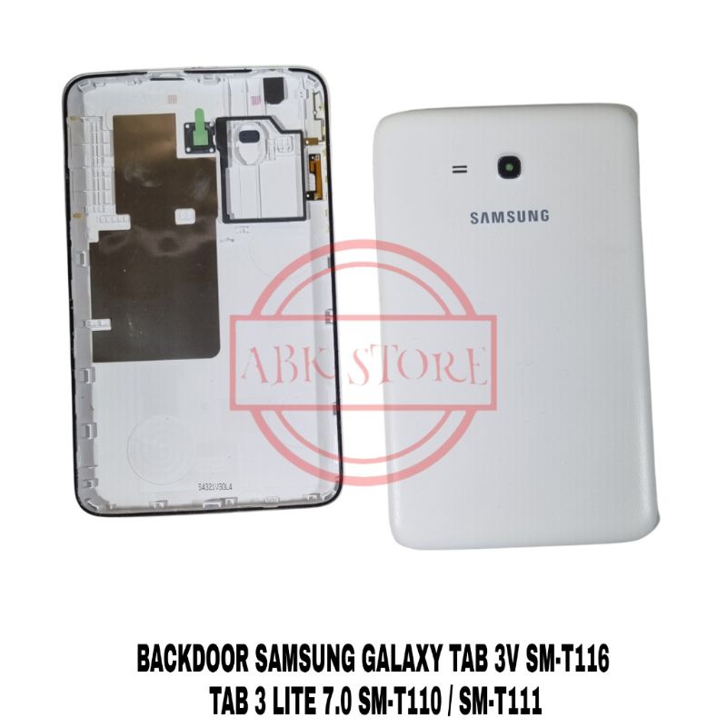 TUTUP BELAKANG BACKDOOR BACK CASING HOUSING SAMSUNG TAB 3V SM-T116 / TAB 3 LITE 7.0&quot; SM-T111 SM-T110