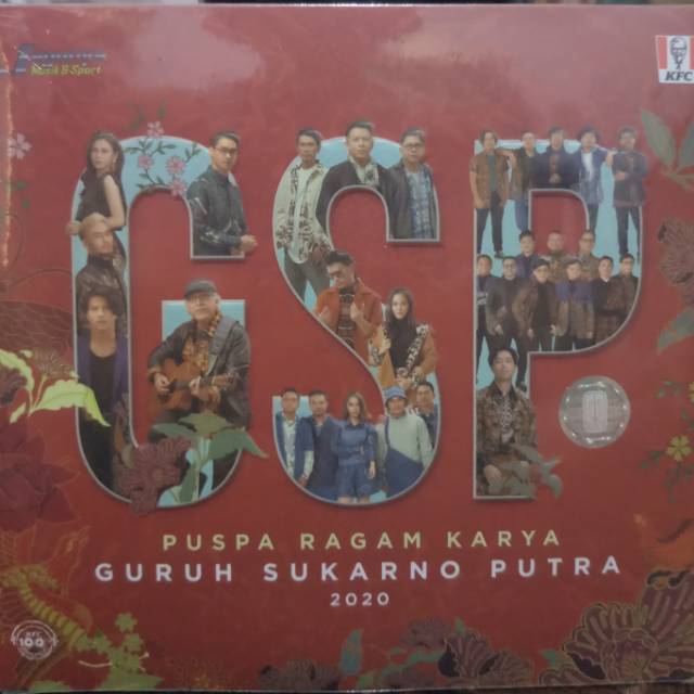 Cd musik original  GSP puspa ragam karya GURUH SUKARNO PUTRA 2020