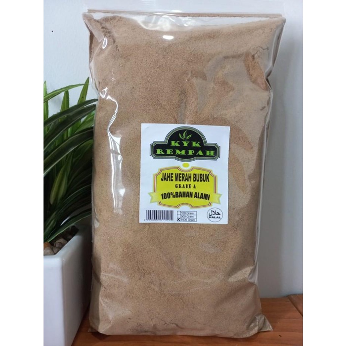 

Jahe Merah Bubuk Murni [ 1 Kg ], Tanpa Gula & Halus