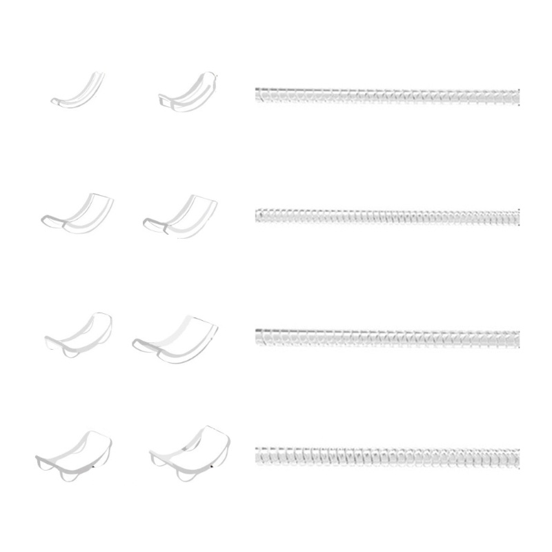 SIY  12 Pcs/Set Silicone Invisible Clear Ring Size Adjuster Resizer Loose Rings Reducer Ring Sizer Guard Tightener Resizing Jewelry Tools