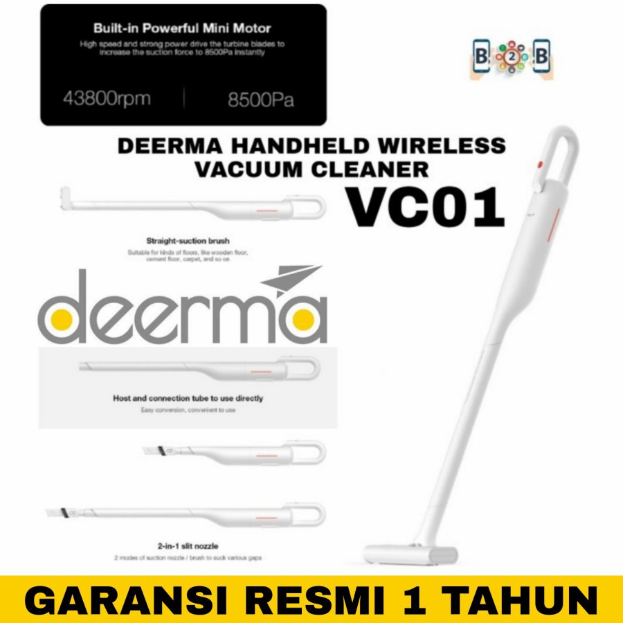 DEERMA Handheld Wireless Vacuum Cleaner VC01 8500Pa - VC 01