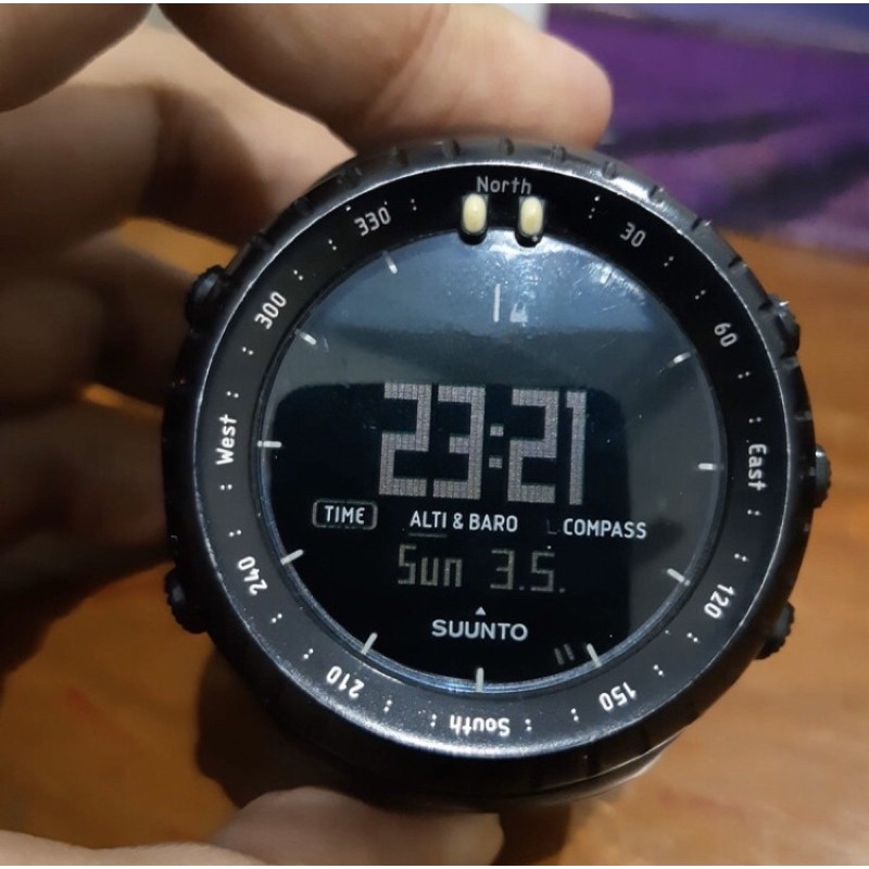 Suunto Core All Black Millitary Original Like New