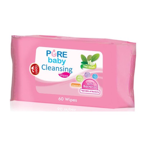 Tissue basah Pure BB Cleansing Wipes Tea Olive 1PACK