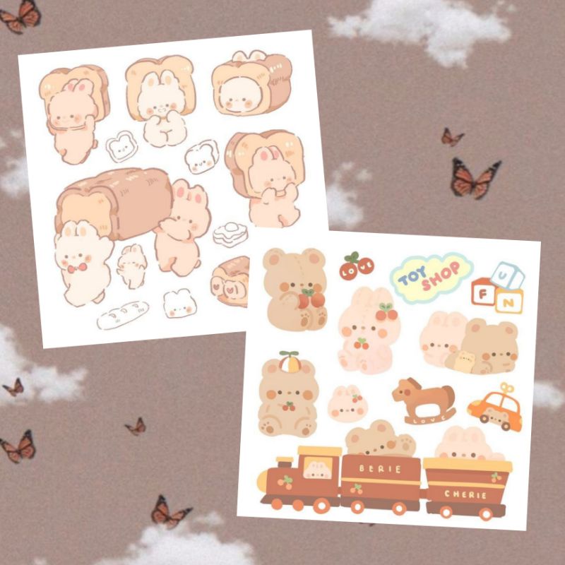 

sticker aesthetic bear by giftproject.id
