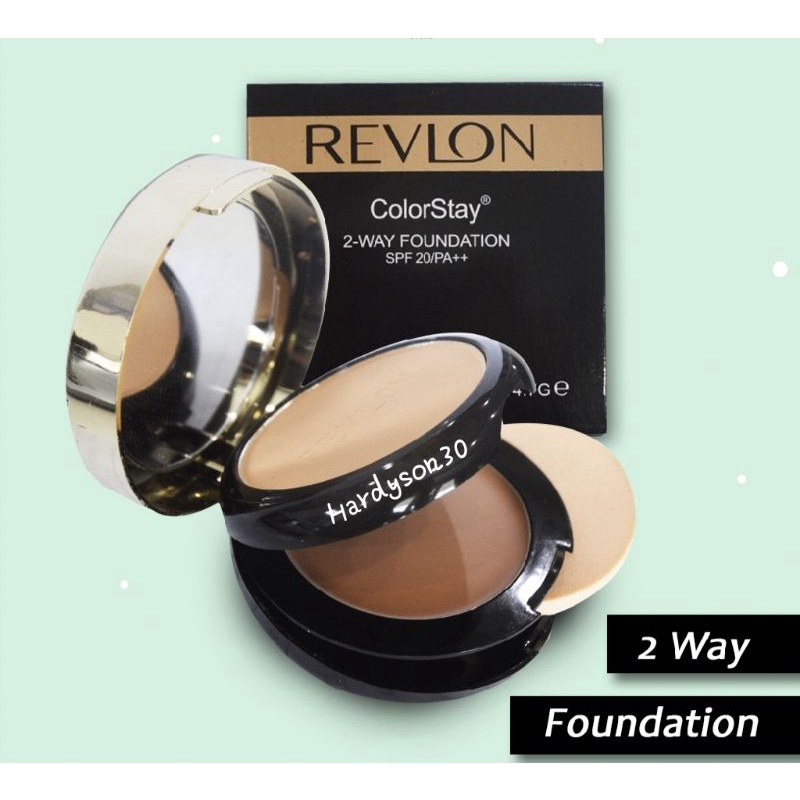 (Eceran) Bedak Revlon 2in1 bedak padat + foundation