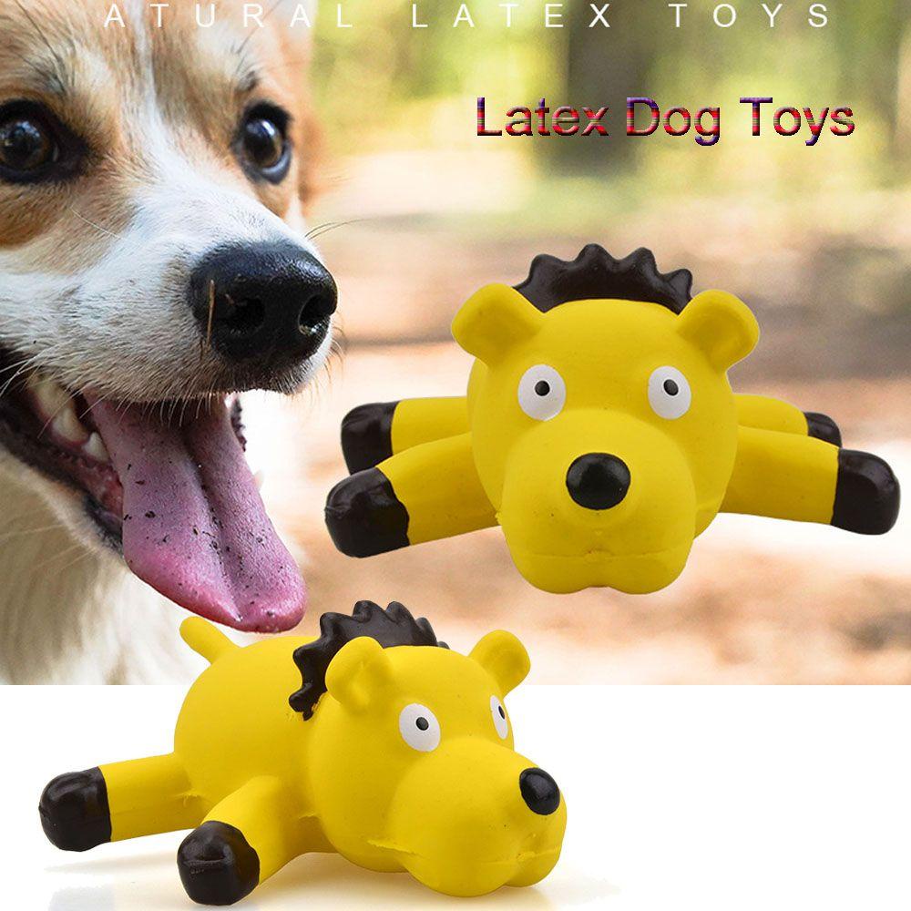 Solighter Latex Dog Toys Perlengkapan Hewan Peliharaan Anjing Anjing Karet Pembersih Gigi Karet Vokal Mainan