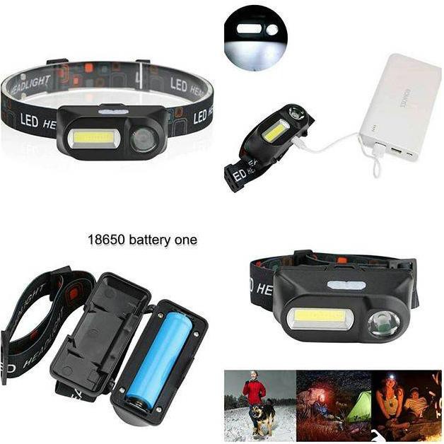 Senter Kepala Batre Cas - Head Lamp - Senter Mancing Outdoor