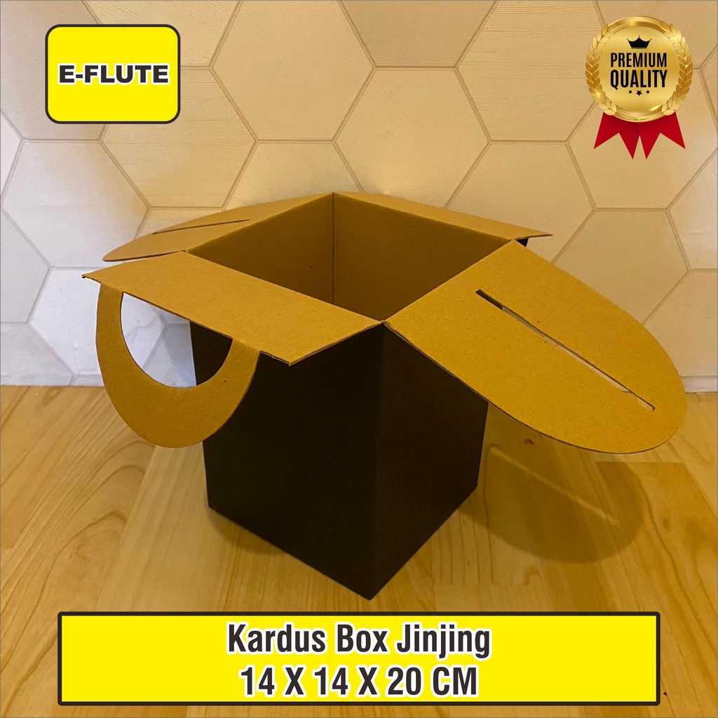 

box jinjing 14x14x20 cm | box souvenir | box Kado | box kuker | box toples | kardus hampers