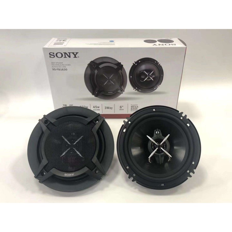Speaker Coaxial Mobil Ukuran 6 Inch Sony XS FB 1630 Resmi