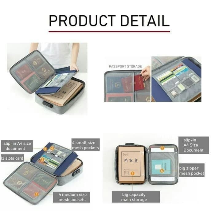 

File-Box- Penyimpanan Dokumen - Document Storage Bag Original - Tas Dokumen -Box-File.