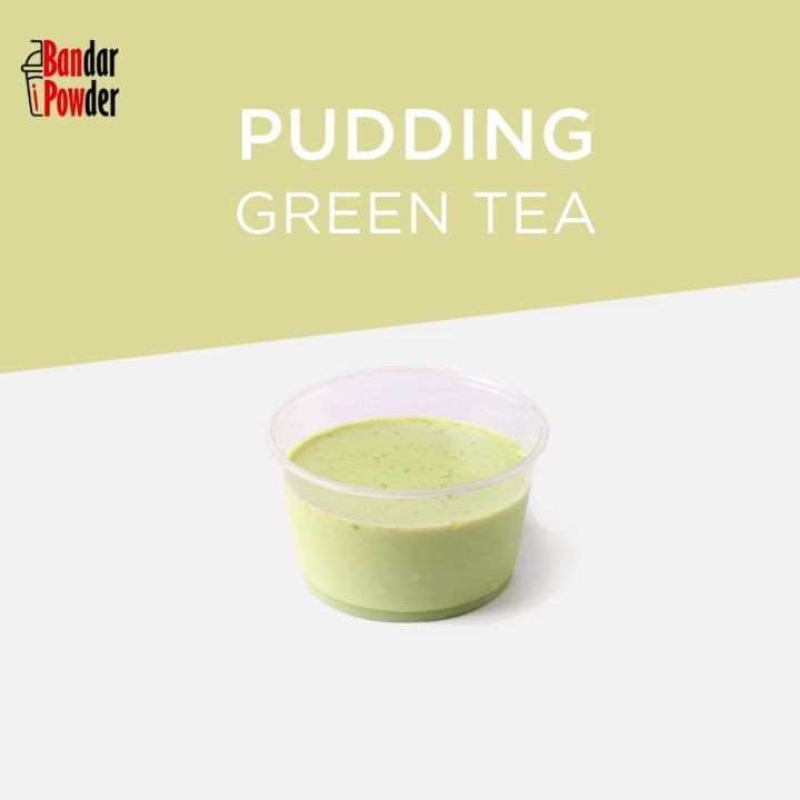 

Bubuk Silky Pudding Green Tea 500gr - Serbuk Puding Teh Hijau Premium - Bandar Powder