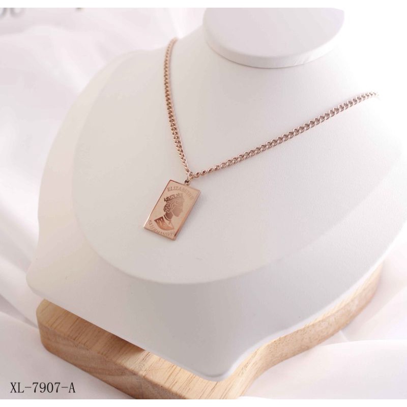 Kalung Titanium Terbaru Perhiasan Fashion 7947，7907