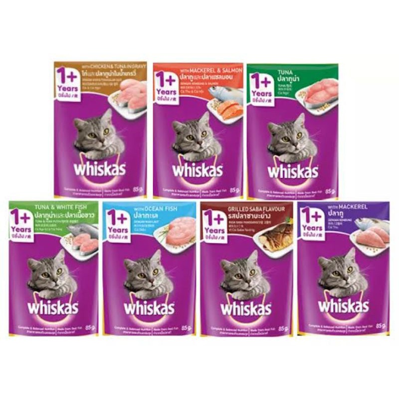 Whiskas Pouch Adult 85gr