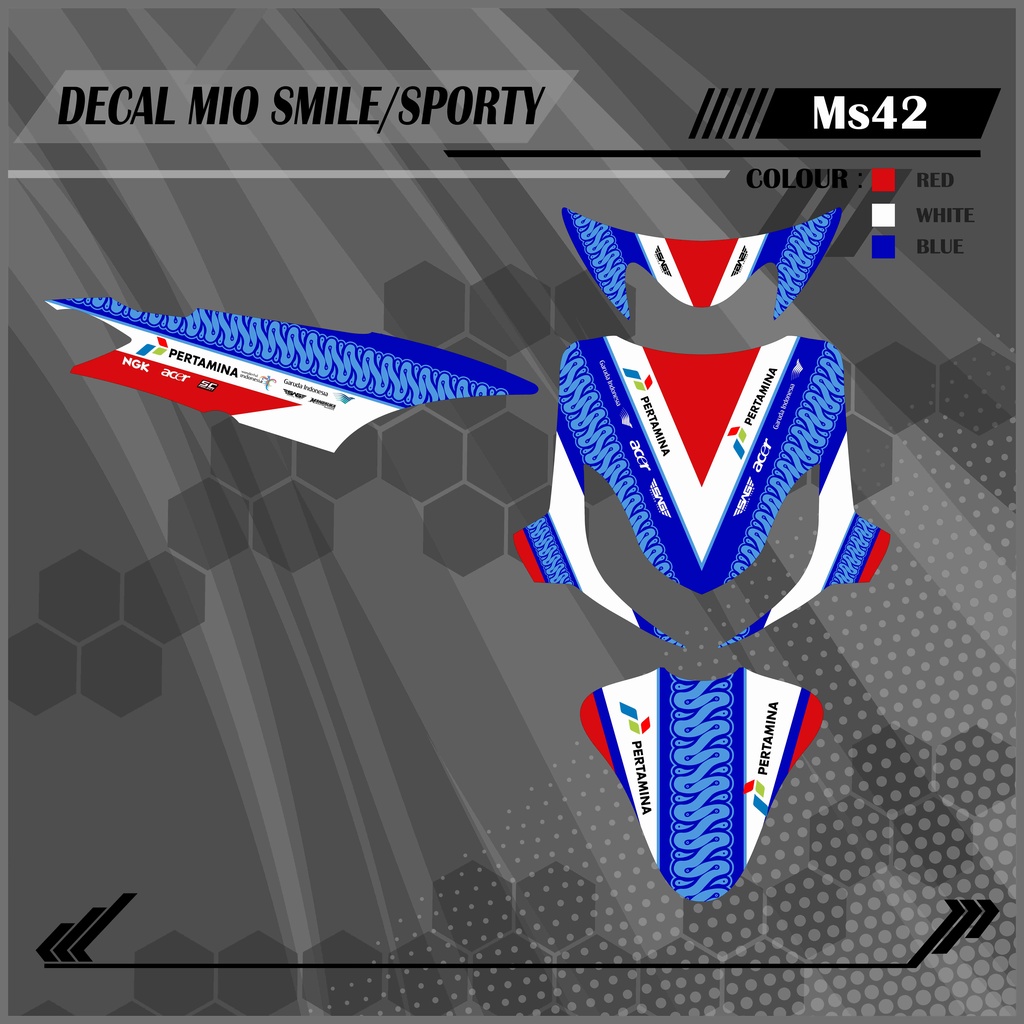 decal mio smile/sporty mandalika 42