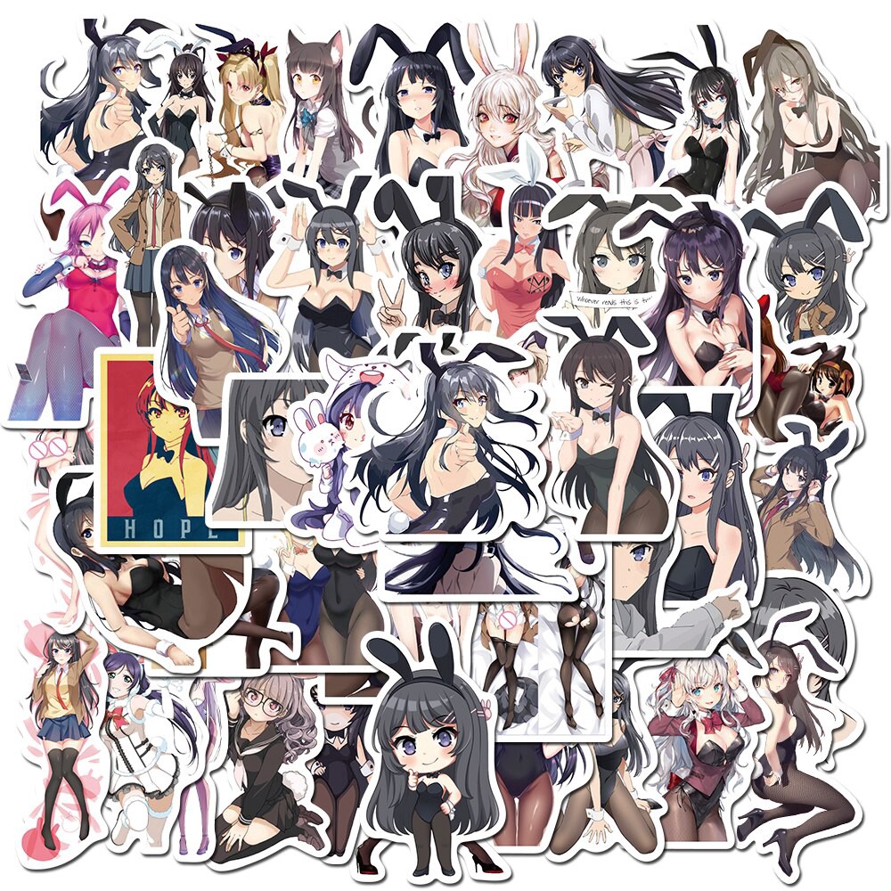 BG001 – Sticker / Stiker Anime Jepang Bunny Girl